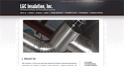 Desktop Screenshot of lcinsulation.com